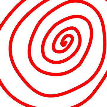 red target on white background