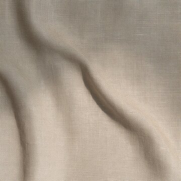 Handwoven linen fabric surface with soft ridges and a tactile slubbed weave in cream tones, ideal for interior mockups and stationery backgrounds