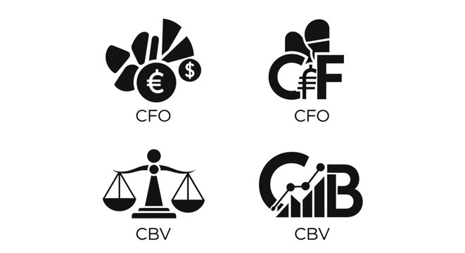 Corporate finance and valuation icons for professionals.