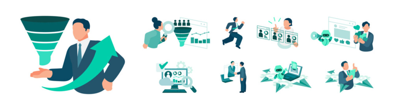 Executing a strategic workflow within a digital transformation landscape, a dedicated marketing professional harnesses integrated CRM data analytics to precisely identify high-value targets.