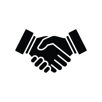 Business handshake icon