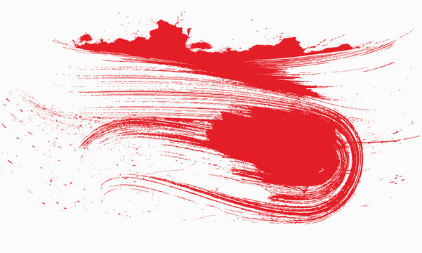 Hand Drawn Grunge Brush Smears, Black ink brushstroke, Vector brush Stroke, grunge paint element, Monochrome grunge texture. Grunge Brush strokes, art paint brush, art.eps