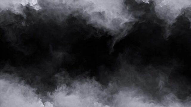 Realistic horror smog gas ambient visual effect video rendering