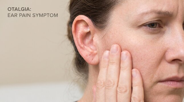 Painful Ear and Otological Symptoms &mdash; Photorealistic Healthcare Background