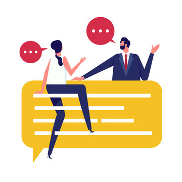 Online meeting, conference video to discuss work, team meeting or brainstorm for new idea, collaboration, teamwork or cooperation concept, businessman and businesswoman join meeting from computer or s