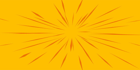 Obraz premium yellow zoom comic cartoon light background