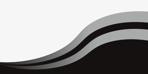 Naklejka premium Abstract black-white background with metallic line
