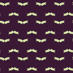 Fototapeta premium Seamless pattern with bats for halloween, gothic bat background, spooky halloween vector texture, wrapping paper, fabric and wallpaper print