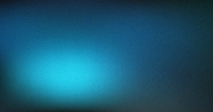 Minimalist deep blue blurred gradient texture with soft light illumination and subtle grainy noise overlay
