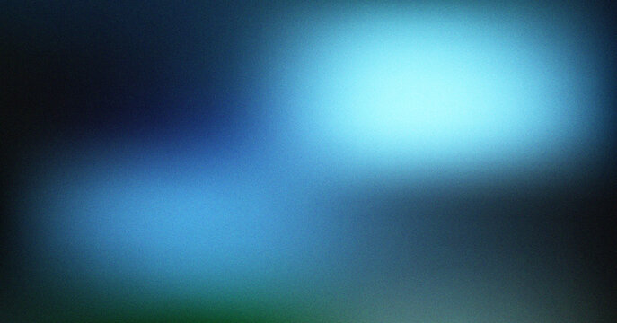 Abstract texture featuring vibrant blue light glowing against a dark and deep atmospheric gradient field