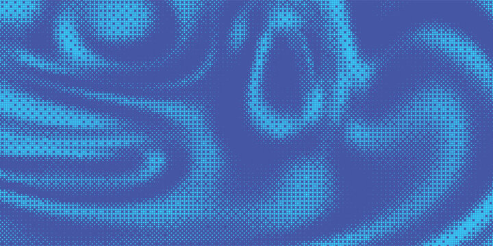 Modern retro pixel art, blue dither pattern, 8 bit background. Glitch background texture. Vector technology background, vector eps10