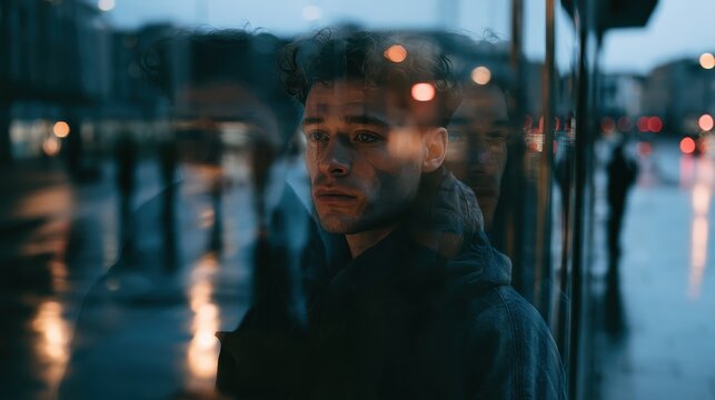Echoes of memory: visual portrayal of deja vu through repeated moments in daily city life
