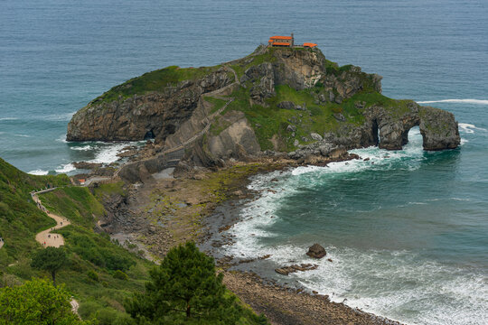 San Juan de Gaztelugatxe, Baskenland, Spanien