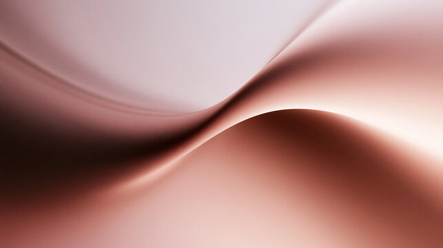 Abstract Elegant Rose Gold Flowing Wave Background