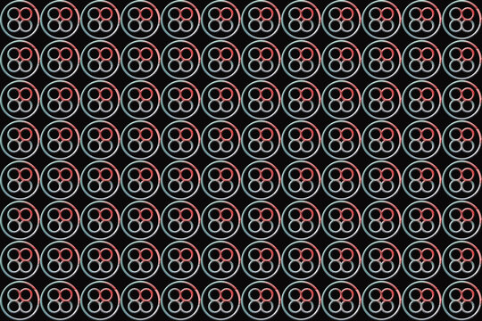 seamless pattern with numbers