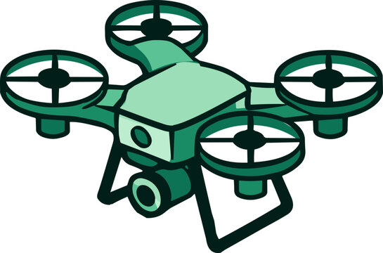 Quadrotor Drone Illustration