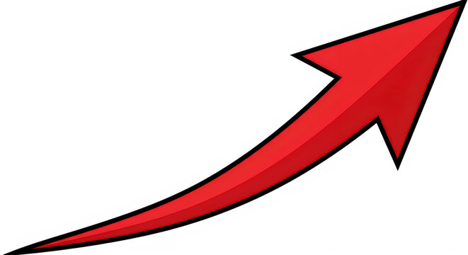 Red upward pointing arrow icon