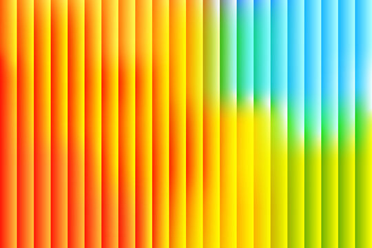 Orange Yellow and Cyan Abstract Gradient Background with Colorful Light