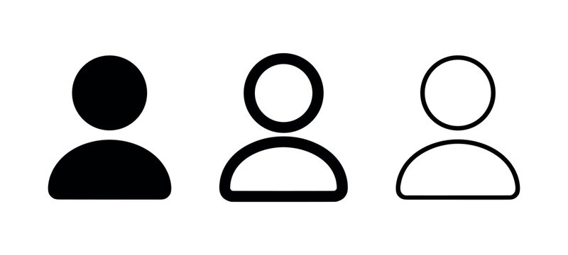 User account profile icons for social media login