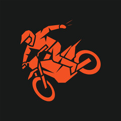 Fototapeta premium Biker illustration design
