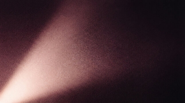 Elegant Rose Gold Spotlight Shines Across Dark Burgundy Textured Surface With Dramatic Lighting Effect