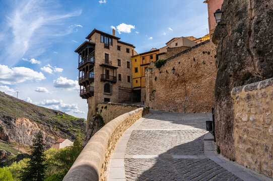 Scenic view in Cuenca, beautiful town in the Castilla La Mancha region of Spain.