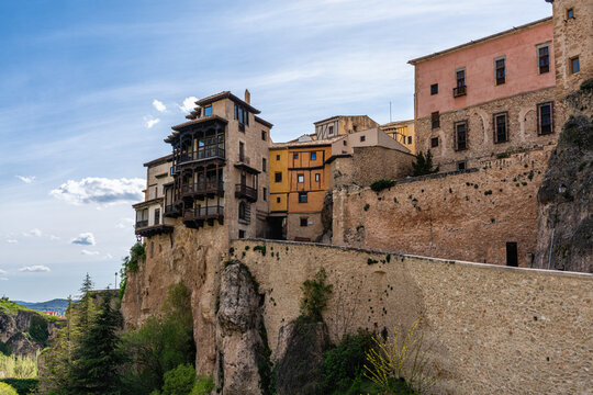 Scenic view in Cuenca, beautiful town in the Castilla La Mancha region of Spain.