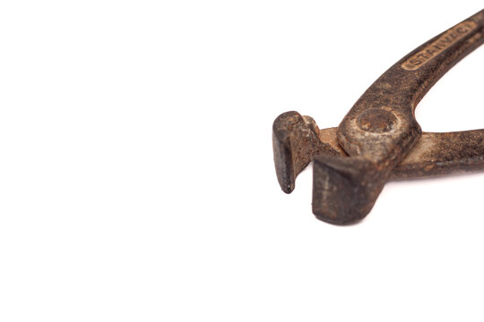 old rusty pliers