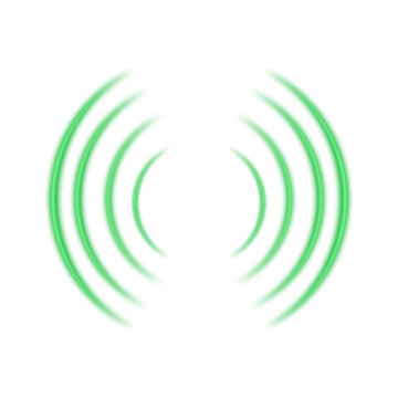 Signal radio waves icon wireless tech radar vector symbols graphic set, antenna detection sonar transmission rays, beacon acoustic sound voice locator station, transmitter frequency element image