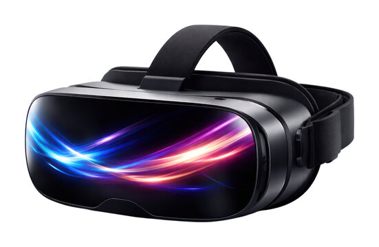 PNG Futuristic virtual reality headset design.