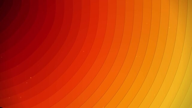 Abstract Orange Red Sunburst Rings with Jagged Edge Transition
