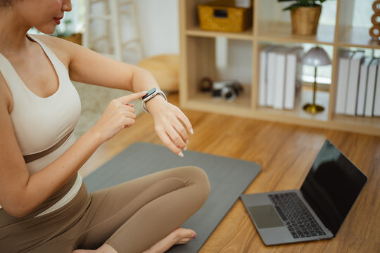 lifestyle women rest with tired recovery; a woman resting after exercise. lifestyle guides buyer choices, women frames the scene, and rest adds useful meaning. In a clear visual scene.