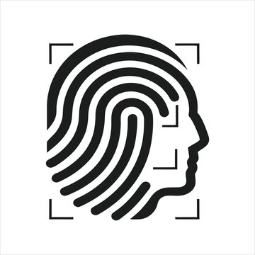 Human face profile combined with fingerprint biometric identification scan