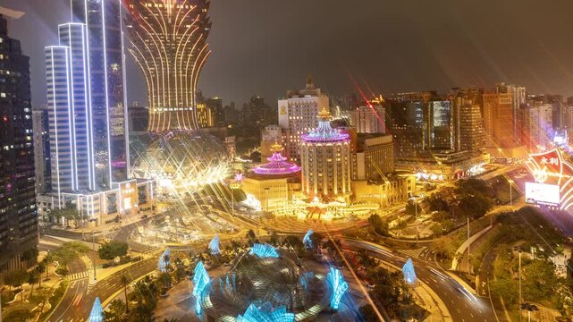 amazing macau skyline from a unique high vantage point