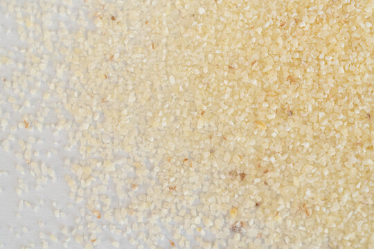 Wheat semolina flour textured background
