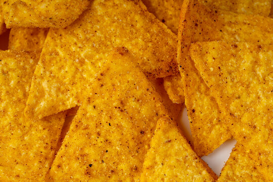 Tortilla chips, mexican nacho snack
