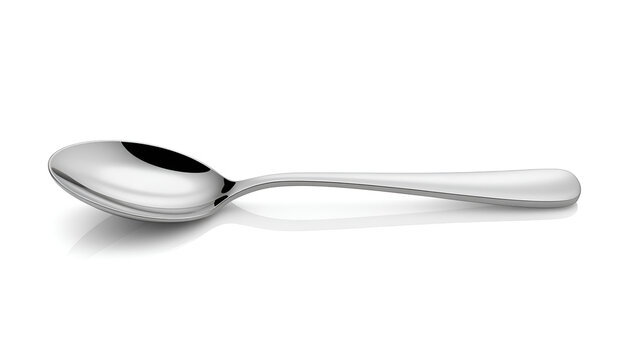 Modern stainless steel teaspoon with ergonomic handle and polished finish for sleek dining decor