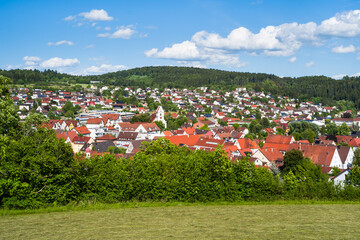 Kleinstadt Gammertingen (Hohenzollern) im Landkreis Sigmaringen, Schwäbische Alb