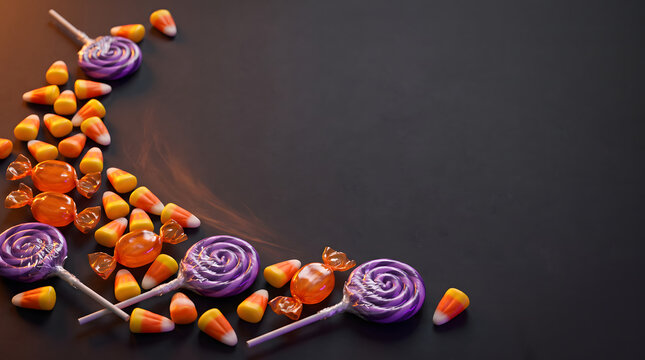 A spooktacular halloween celebration candy corn lollipops and the joyful spirit of autumn's most magical night