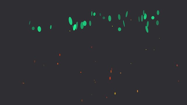 Glowing digital dots cascading in deep space ambience with dynamic light patterns with showcasing vibrant light trails dynamic patterns against dark backdrop sci fi visualization (7000)