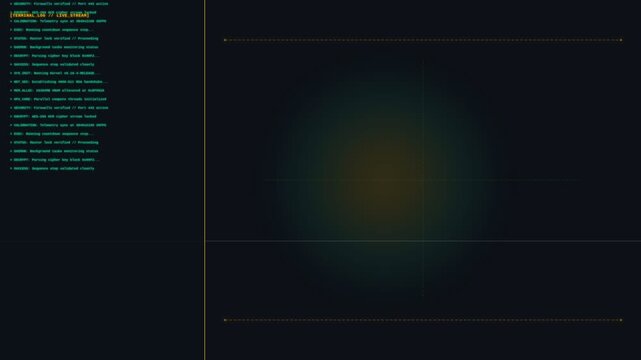 Multi Pane Asymmetric Command Grid Sci Fi Terminal Countdown 5 to 1