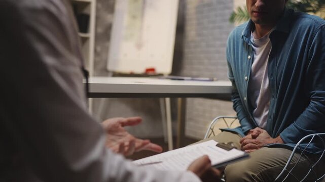 Physician prescribes medication for urinary health to worried male patient