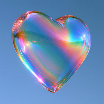 heart shaped glass