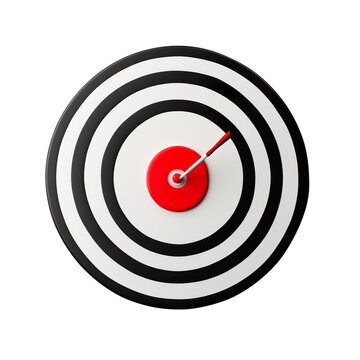 Target isolated on transparent background