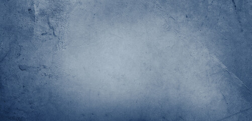 Obraz premium Blue textured concrete wall background