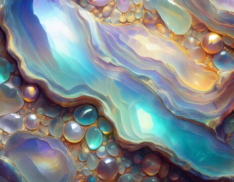 iridescent moonstone texture background