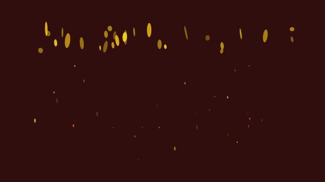 Golden glowing molten drops cascading down dark surface in slow motion with video captures mesmerizing flow luminous golden droplets cascading smoothly down deep darknesscontrast (202)
