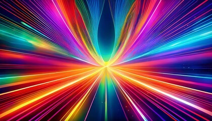 Fototapeta premium vivid abstract colorful light art background