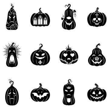halloween pumpkin icons