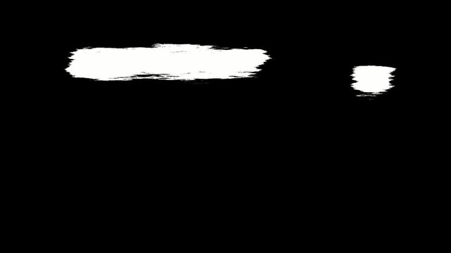 Paint Brush Stroke Motion Graphics Overlay Lower Third Matte